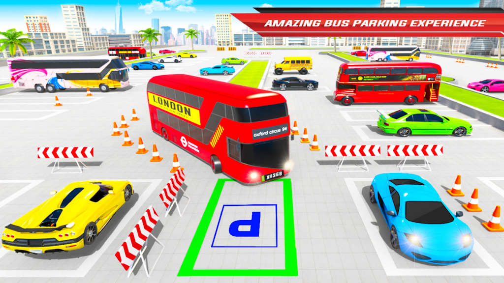 City Coach Bus Driving Sim 3D স্ক্রিনশট 3