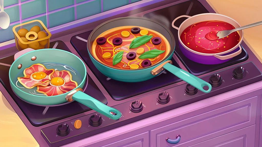 Pizza Maker Cooking Girls Game Ảnh chụp màn hình 1