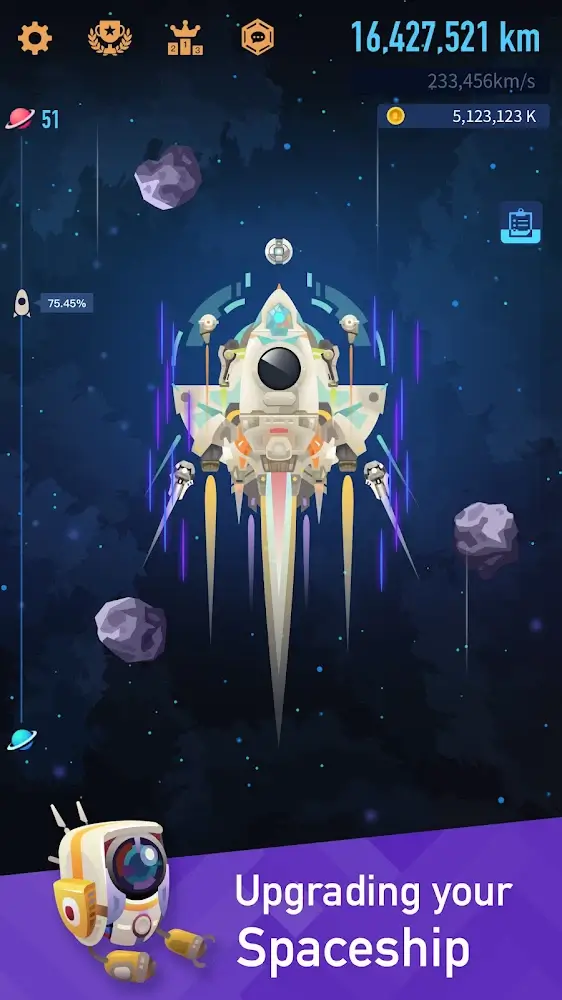 Space Colonizers Idle Clicker Capture d'écran 2