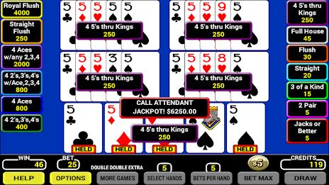 Five Play Poker Ảnh chụp màn hình 4