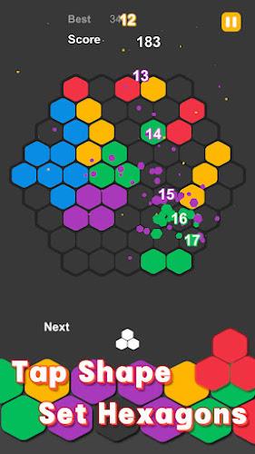 Nine Hexagons Capture d'écran 1