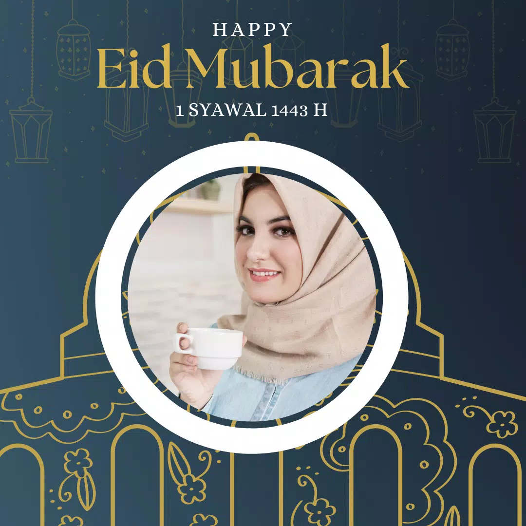 Eid Mubarak Photo Frame Captura de pantalla 3