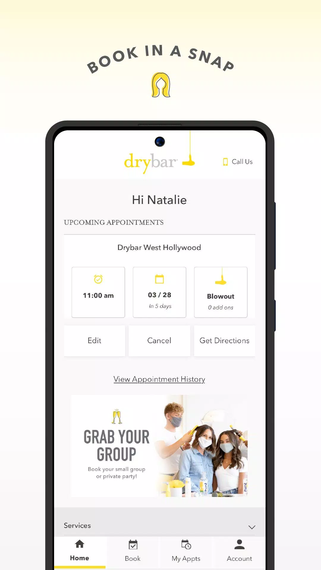Drybar Capture d'écran 1