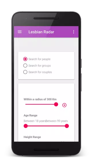 Lesbian Radar - Free dating for girls and women 스크린샷 3