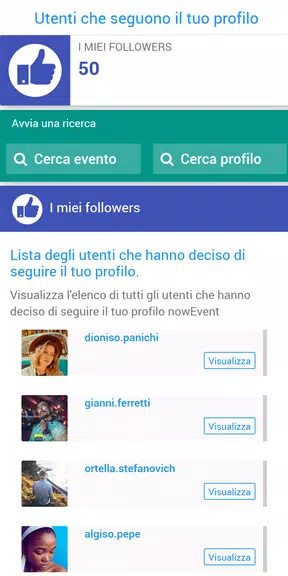 nowEvent - L’app a misura di evento Captura de pantalla 3