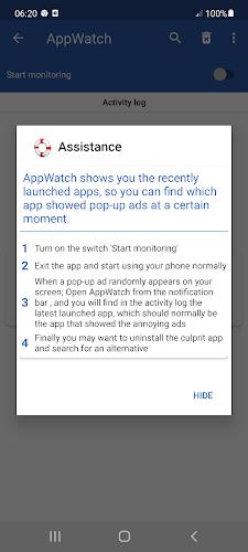 Appwatch : Anti pop-up ads Screenshot 2