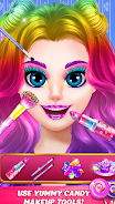 DIY Makeup Games: Candy Makeup Ekran Görüntüsü 1