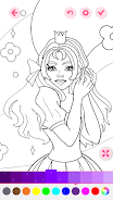 Girls Princess Coloring Book Capture d'écran 4