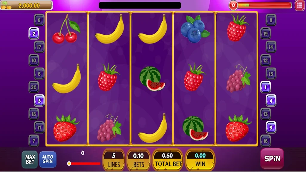 Free Fruits Slot Machine Cherry Luck 스크린샷 2