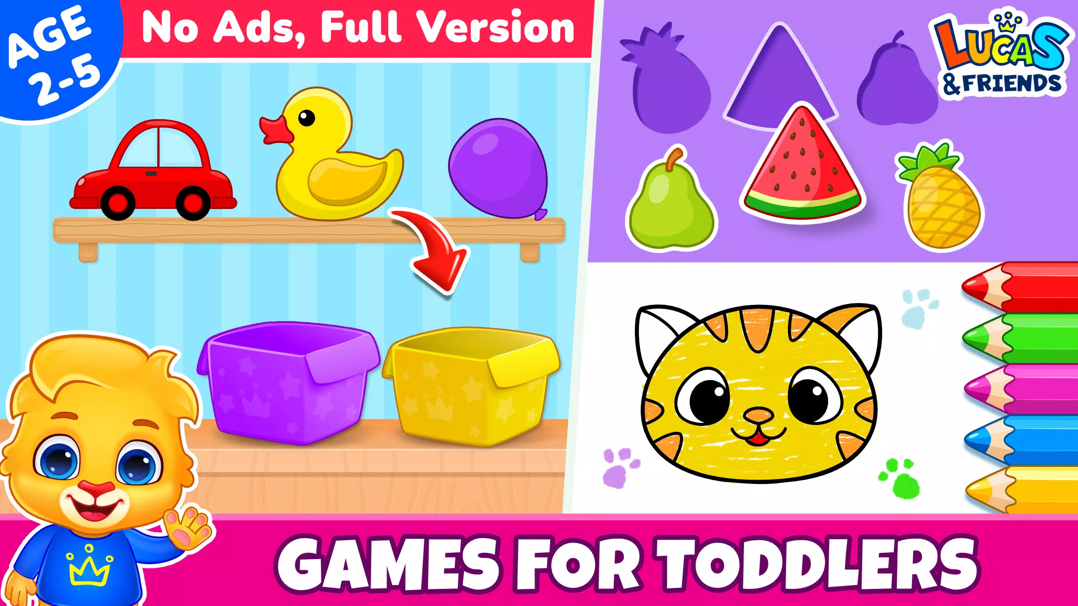 Kids Toddler & Preschool Games ภาพหน้าจอ 1