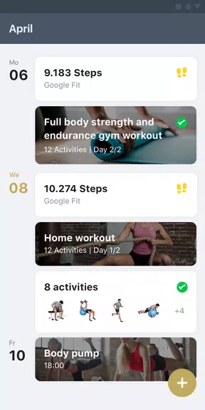 MyPersonalTrainer - FitnessApp Tangkapan skrin 2