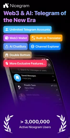 Nicegram: Chat for Telegram X Captura de tela 1