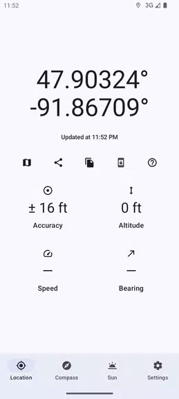 Positional GPS, Compass, Solar स्क्रीनशॉट 1