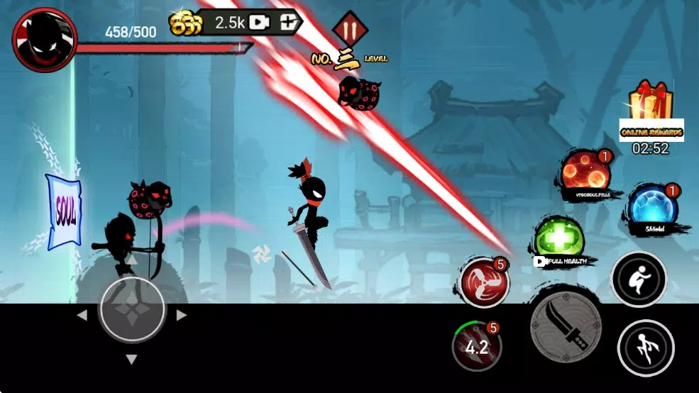 Stickman Fighting Spirit Скриншот 4