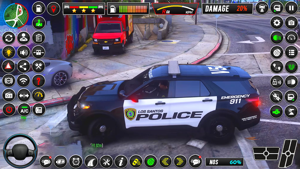 Schermata Police Car Chase: Car Games 3D 3