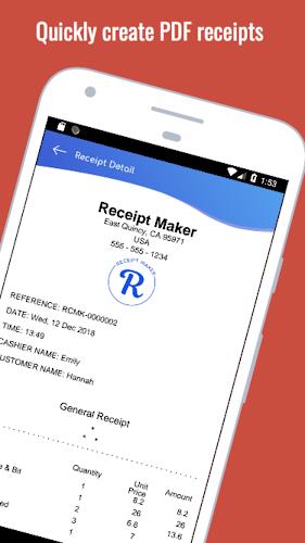 Receipt Maker স্ক্রিনশট 1