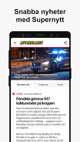 Aftonbladet Nyheter Zrzut ekranu 4