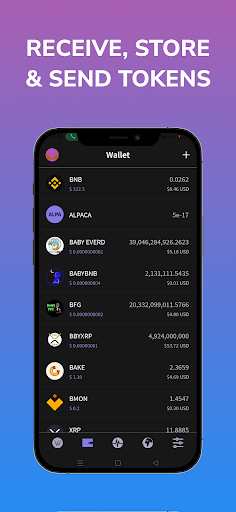 WalletSwap Crypto Wallet Captura de pantalla 3