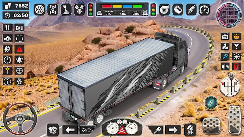 Truck Driving School Games Pro Zrzut ekranu 1