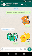 Schermata Animals Stickers WAStickerApps 4