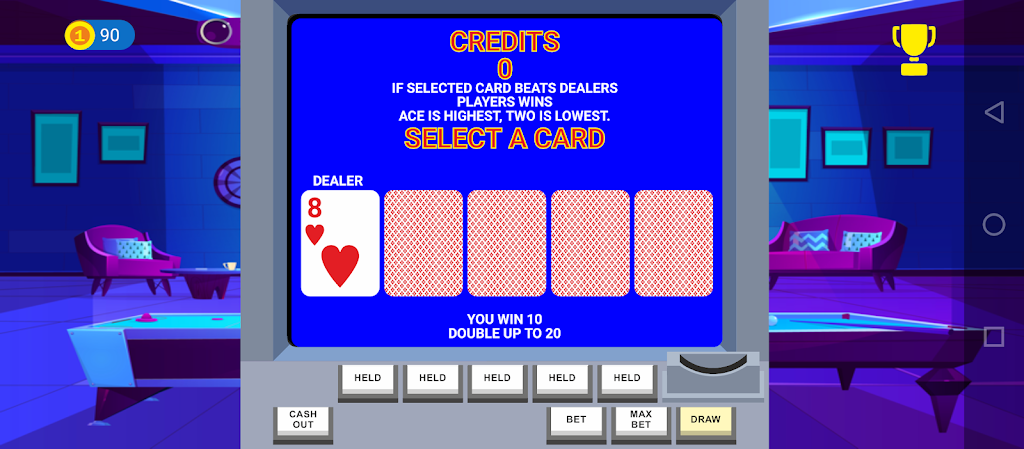 Video Poker Big Bet Capture d'écran 3