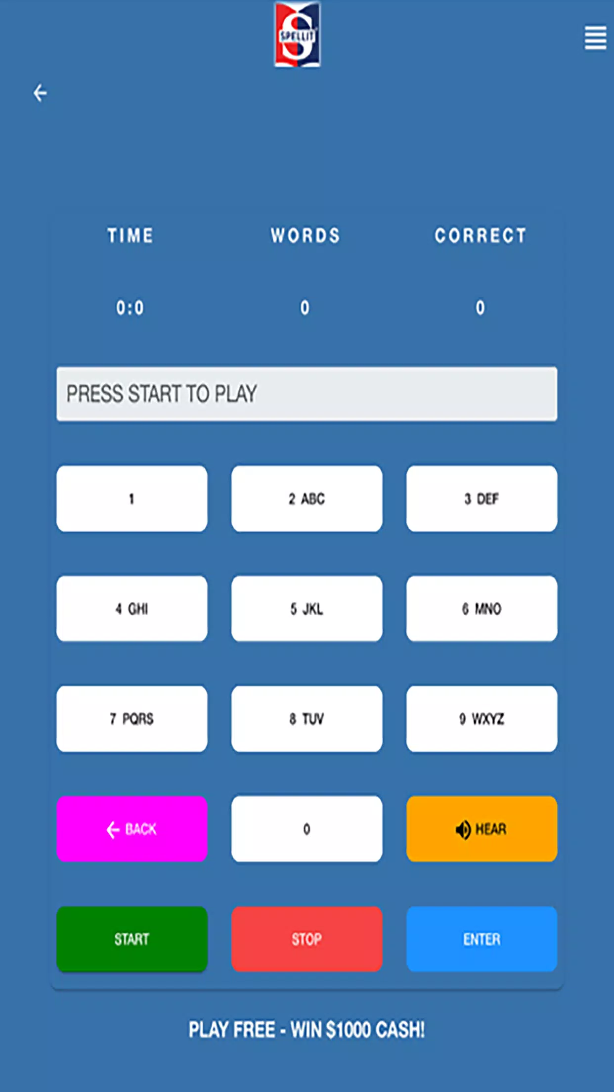 SPELLIT® SPELL WORDS WIN CASH 스크린샷 2