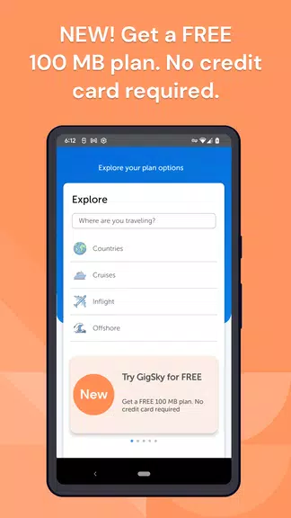 GigSky: Buy eSIM Online Screenshot 1