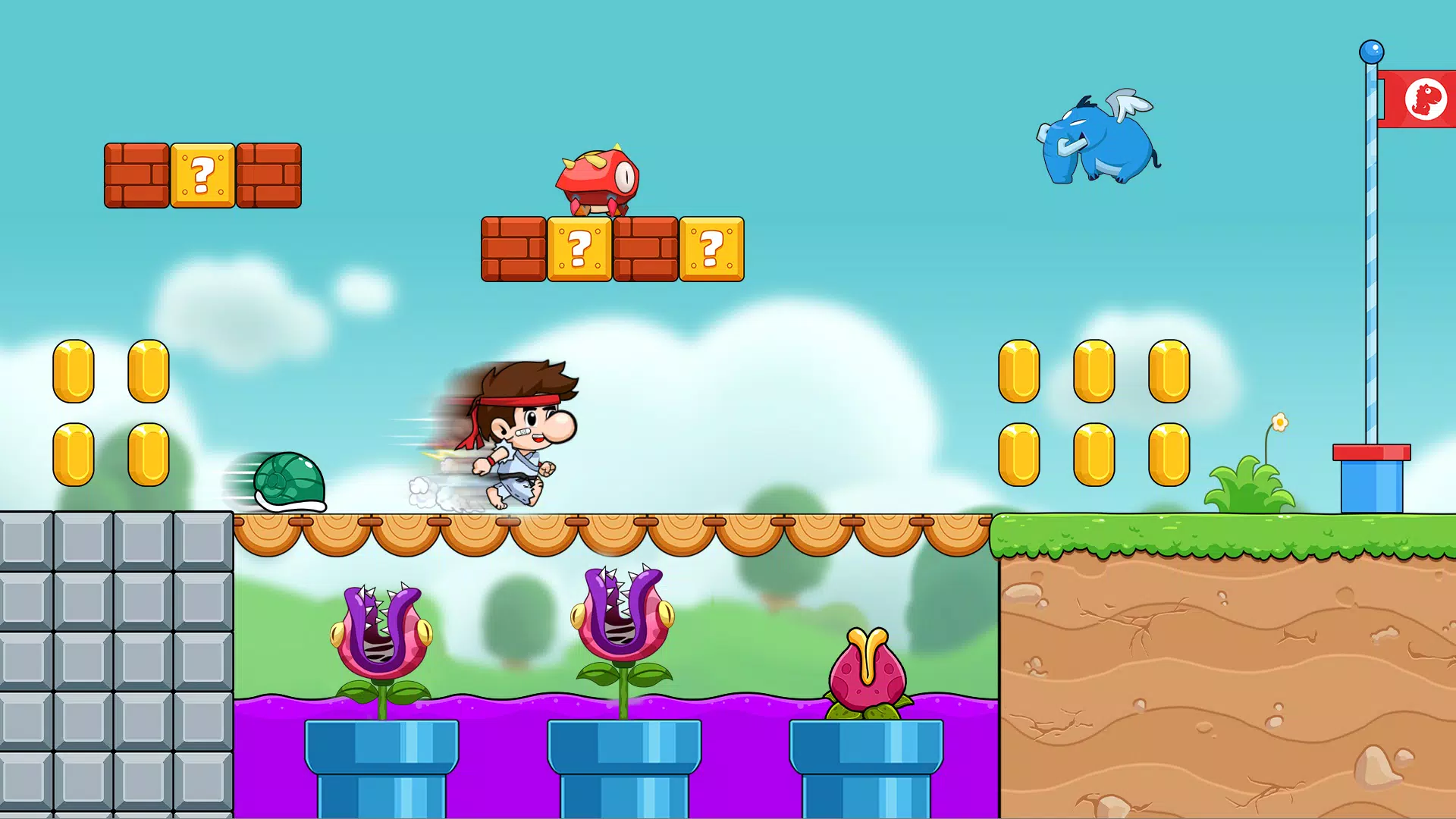 Bean’s World Super: Run Games Captura de tela 4