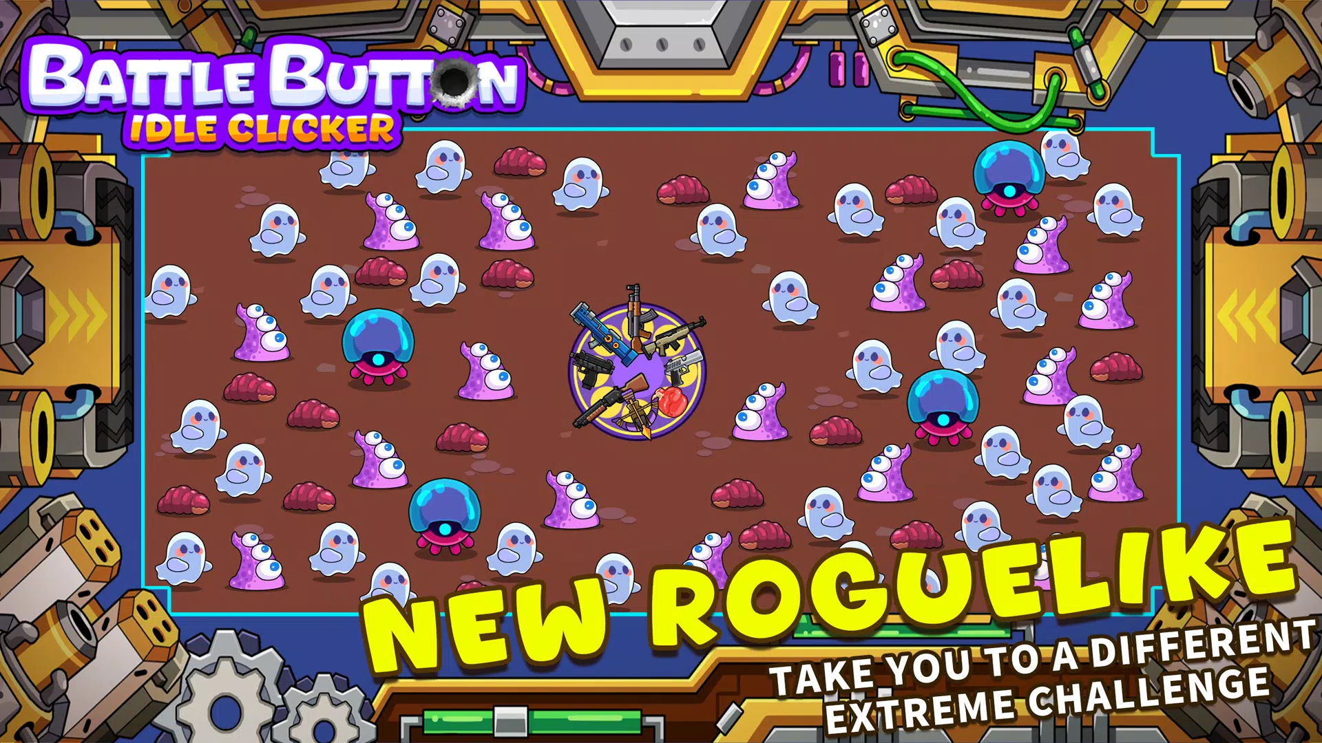 Battle Button - idle clicker Captura de tela 1