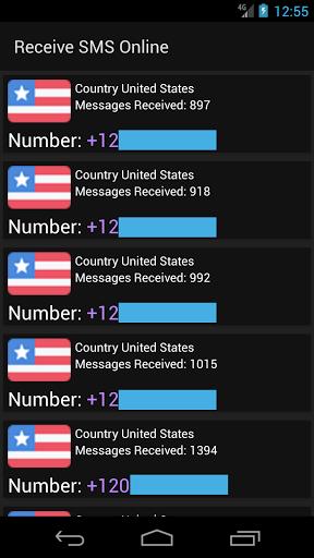 Receive SMS Online Capture d'écran 2