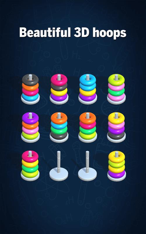 Hoop Sort Puzzle: Color Ring স্ক্রিনশট 4