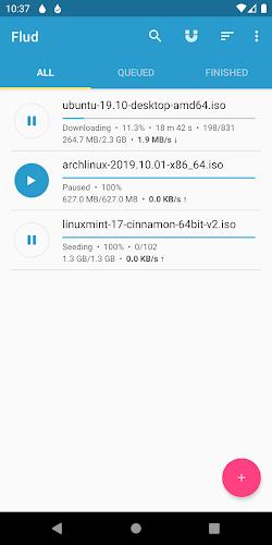 Flud - Torrent Downloader ภาพหน้าจอ 1