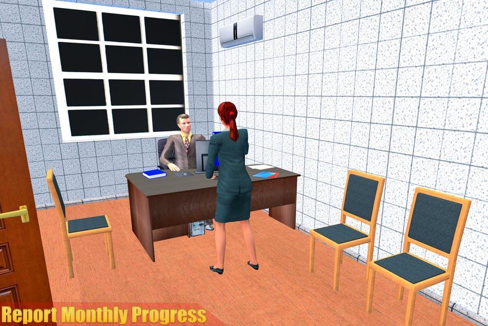 Virtual High School Teacher 3D Tangkapan skrin 4