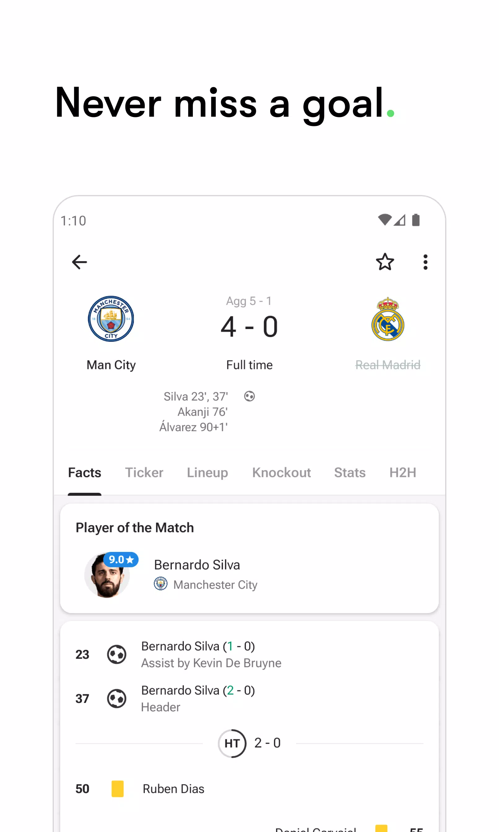 FotMob - Resultados de fútbol Captura de pantalla 3