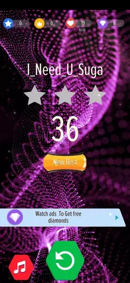 k-pop Magic Game Piano Tiles 2 스크린샷 2