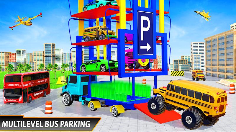 City School Bus Driving Sim 3D 스크린샷 1