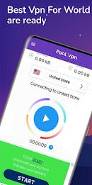 PooL Vpn - Super Fast Vpn ภาพหน้าจอ 1