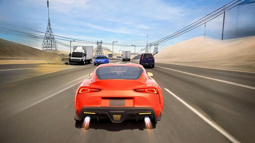 Street Car Racing-Nitro Fire Screenshot 3