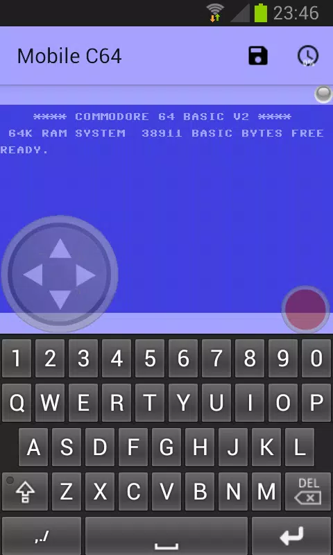 Schermata Mobile C64 1