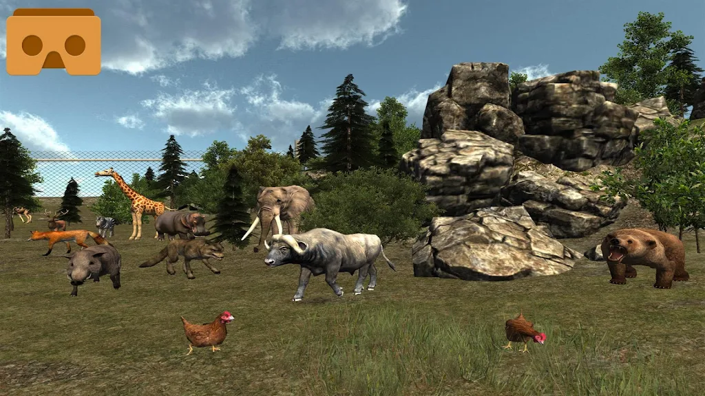 VR Virtual Zoo 3D Schermafbeelding 1