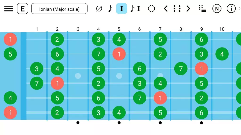 Guitar Fretboard: Scales Скриншот 1