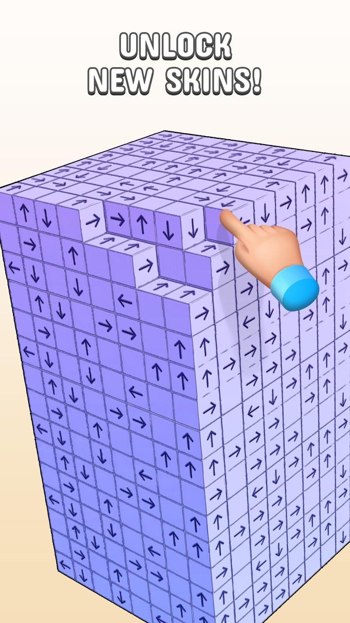 Tap to Unblock 3d Cube Away স্ক্রিনশট 4