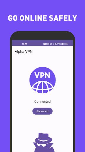 Schermata Alpha VPN 2