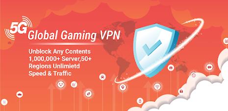 5G Global VPN Gaming Ảnh chụp màn hình 1