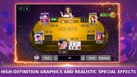 Teen patti Glory Captura de pantalla 3