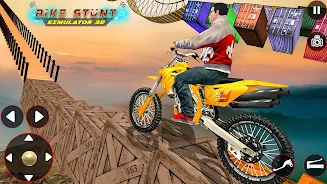 Bike Stunt 3D Simulator Games ภาพหน้าจอ 3