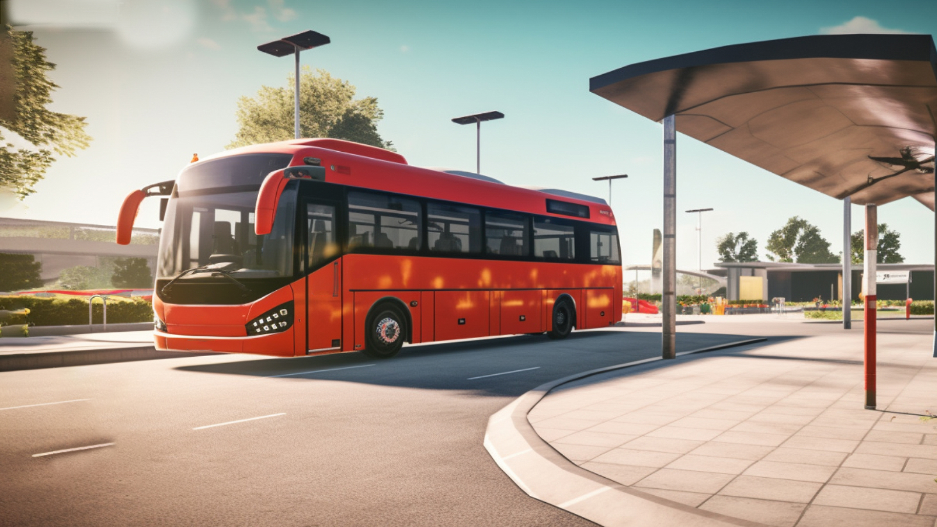 US Bus Simulator: 3D Bus Games Ảnh chụp màn hình 2