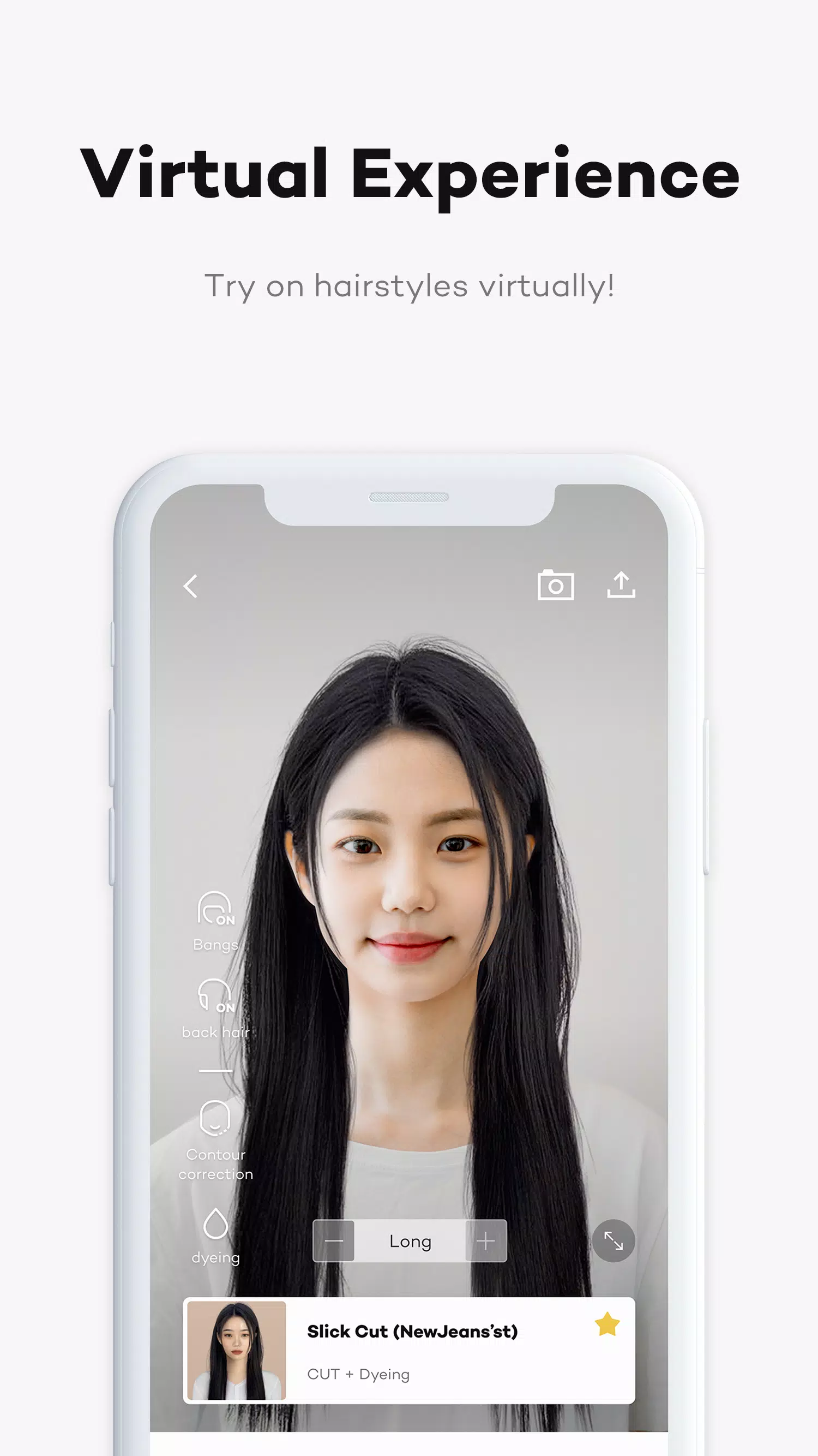 Hairfit - k-pop hairstyle Capture d'écran 3
