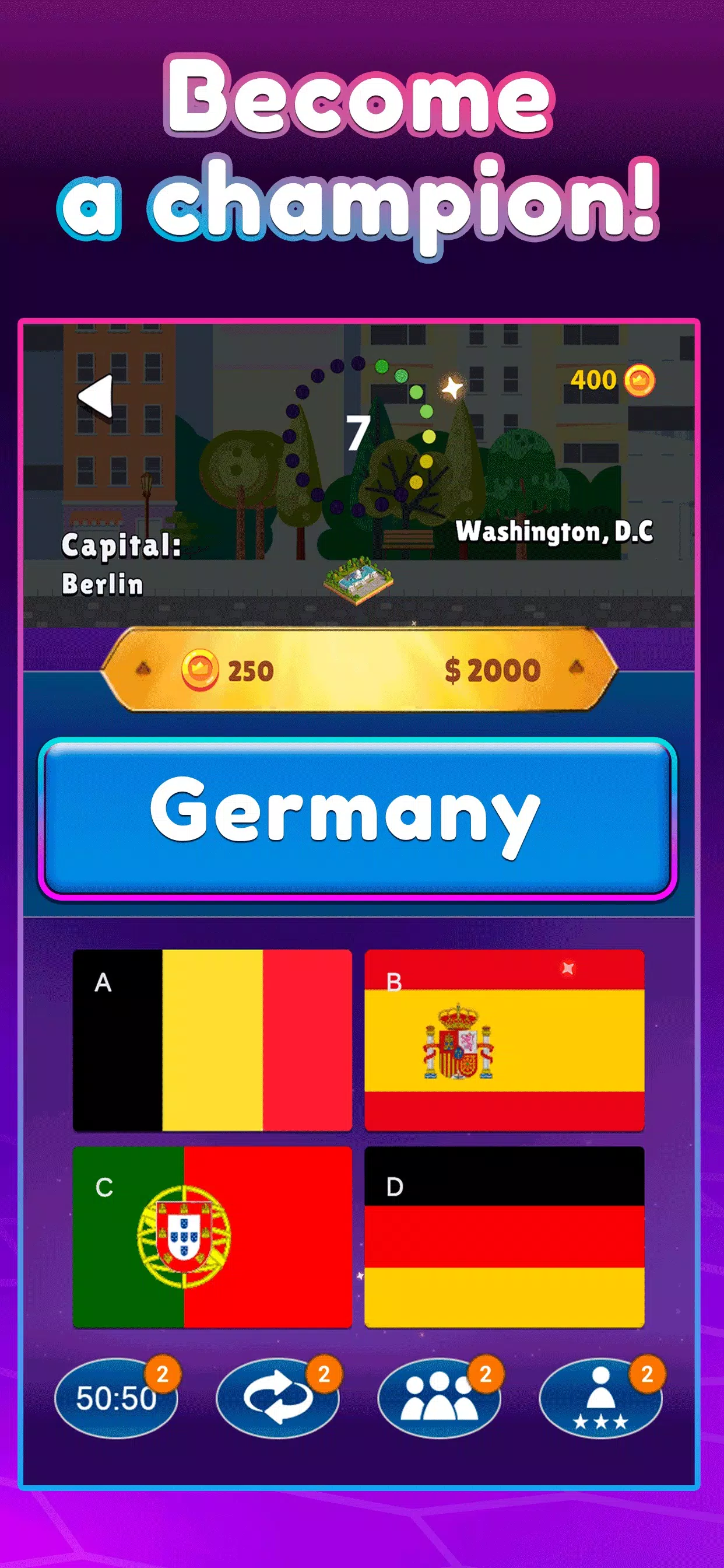 Millionaire Trivia : Game Quiz Schermafbeelding 4