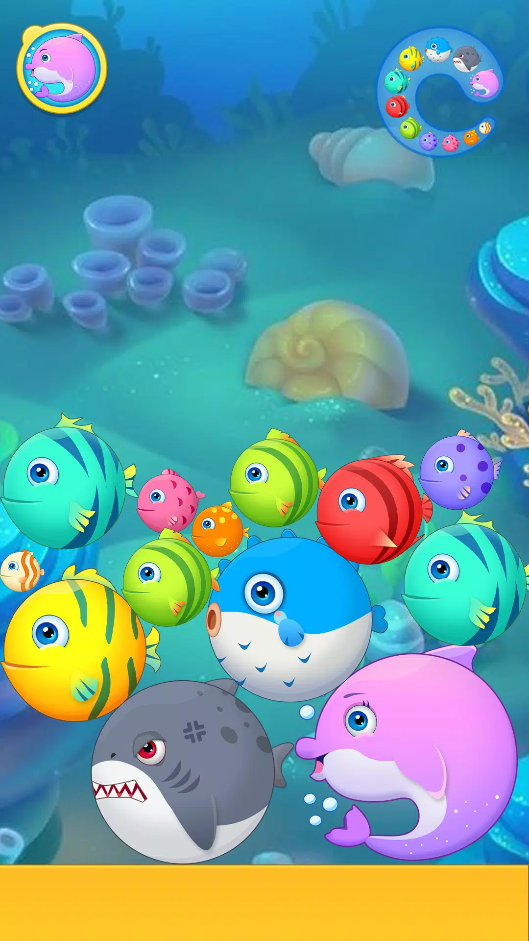 Sea Animals - Merge Game Скриншот 1